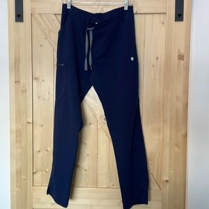 LOT of 3-Medium Fig Scrub Pants- NAVY